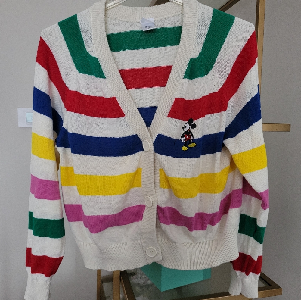 Striped Mickey Mouse 100 Sweater (XL)